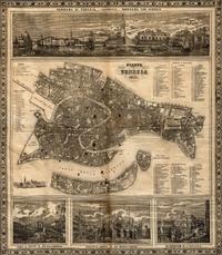 [VENICE]. Pianta di Venezia 1851 . [Germany: Willem Seiffert, ca 1851].