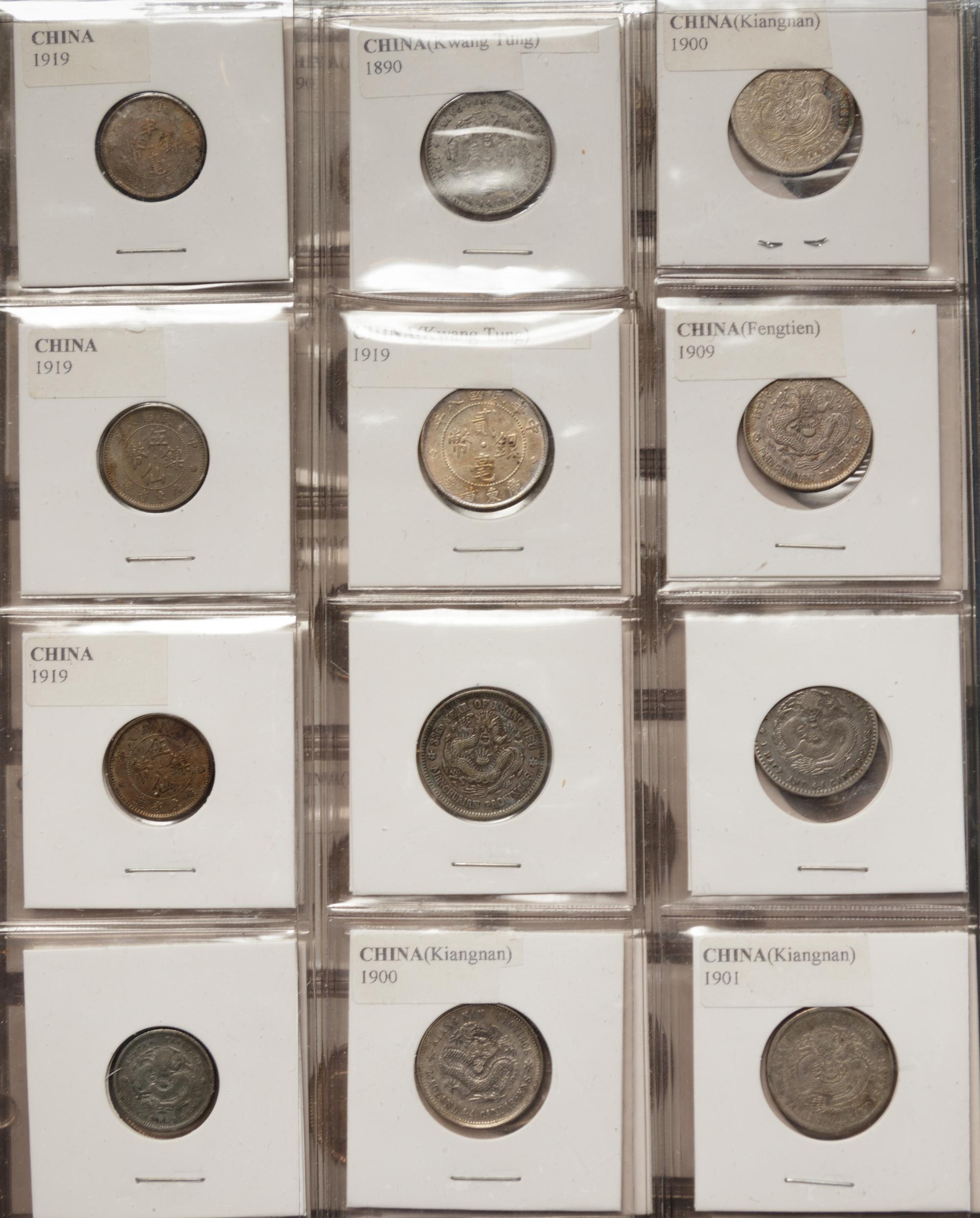 A Large Collection of Chinese Coins and Pendants