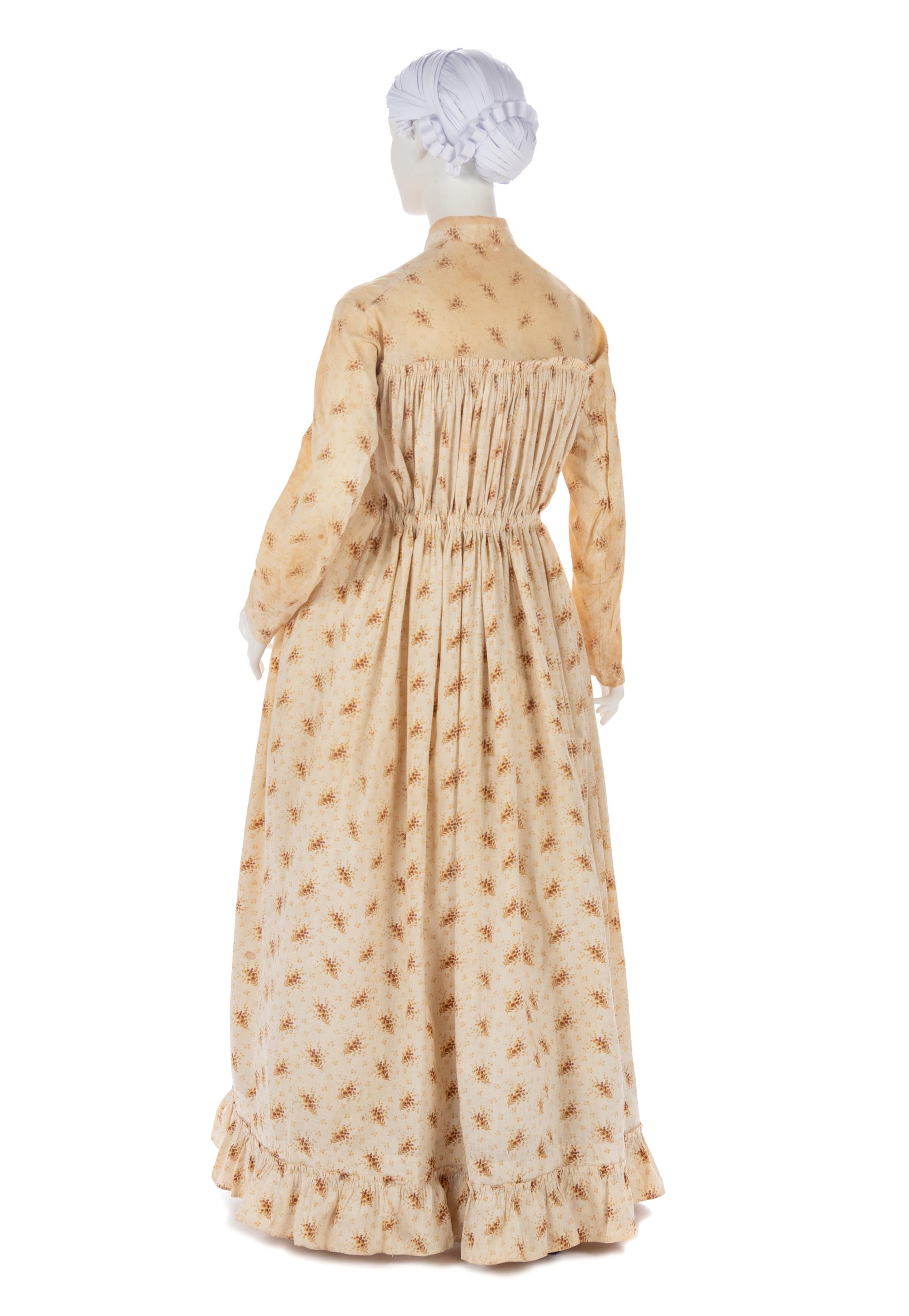 Two Cotton Day/Home Dresses, 1890s