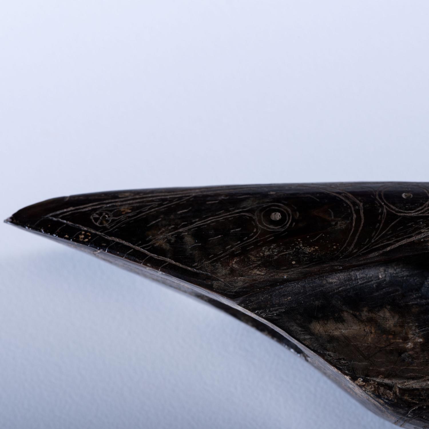 Old Bering Sea Culture Fossilized Walrus Ivory Harpoon Socket