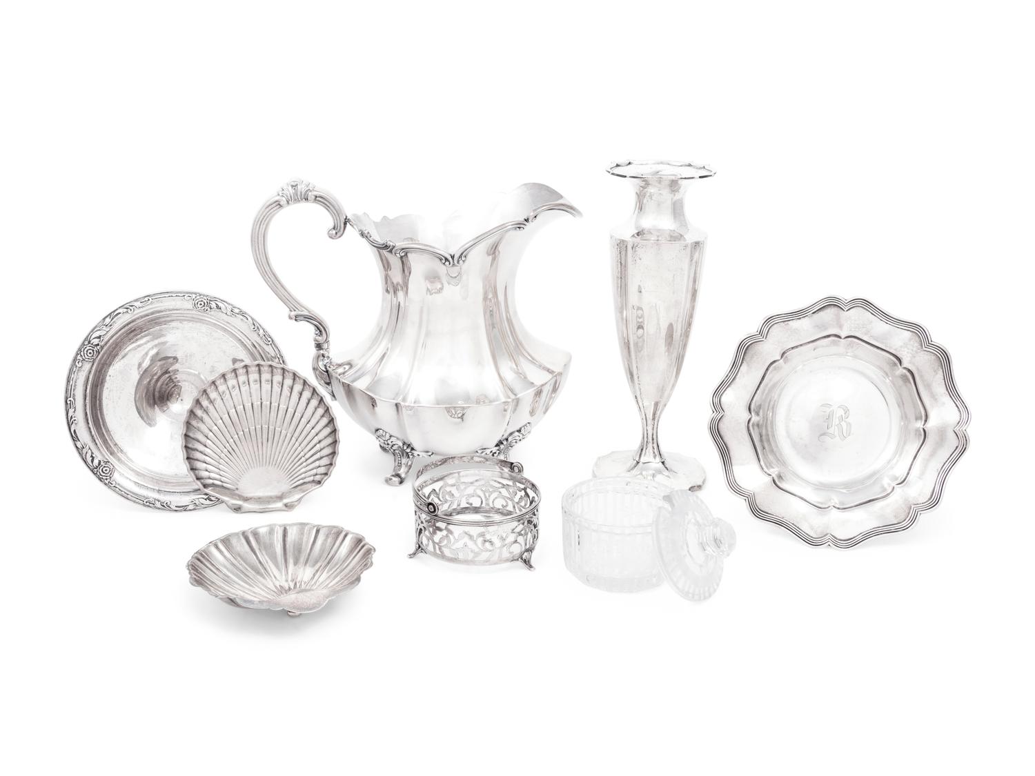 A Group of American Silver Table Articles