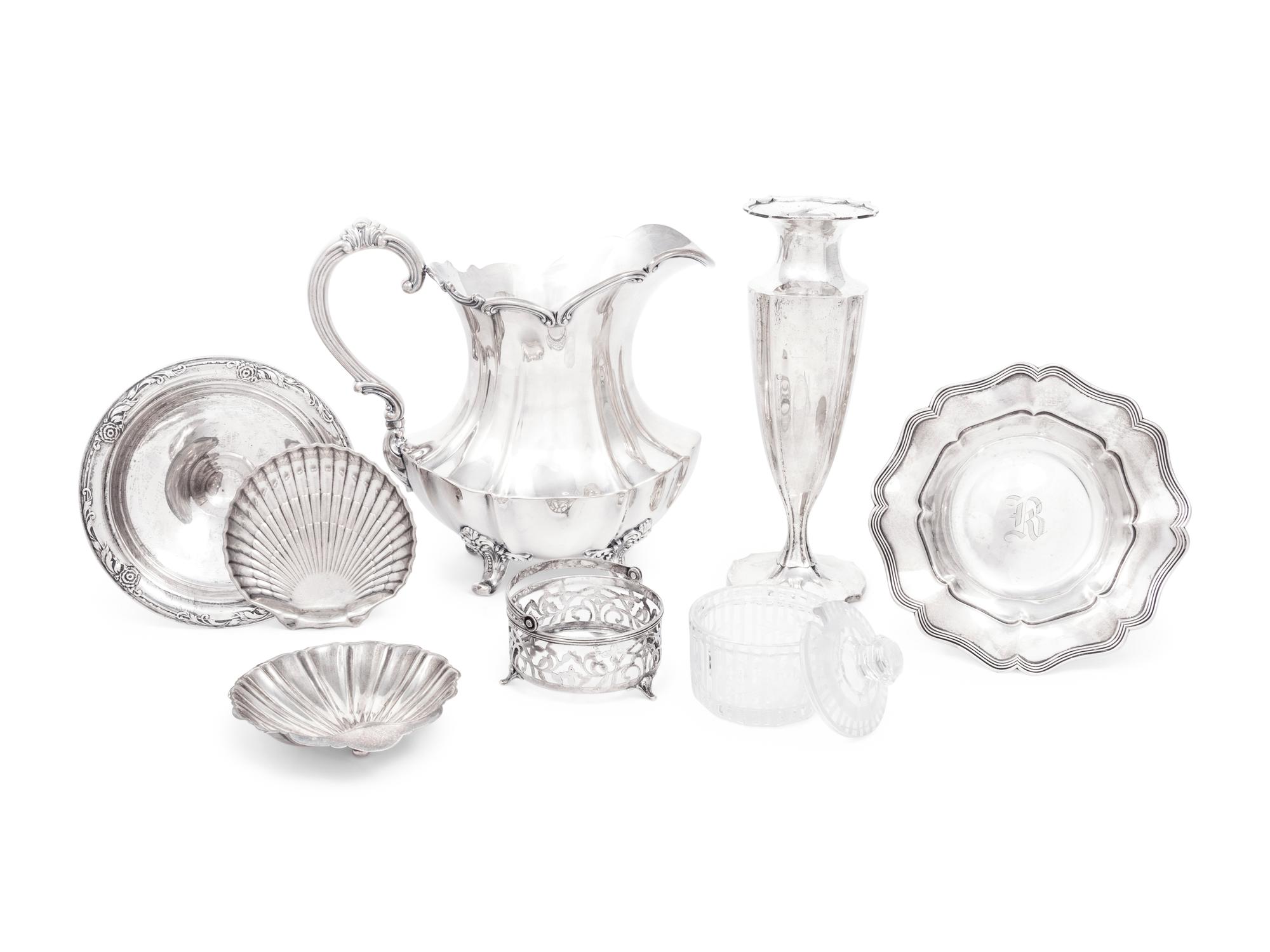 A Group of American Silver Table Articles