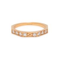 YELLOW GOLD AND DIAMOND RING