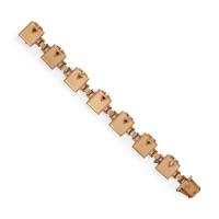 TIFFANY & CO., RETRO, YELLOW GOLD 'DEAREST' BRACELET