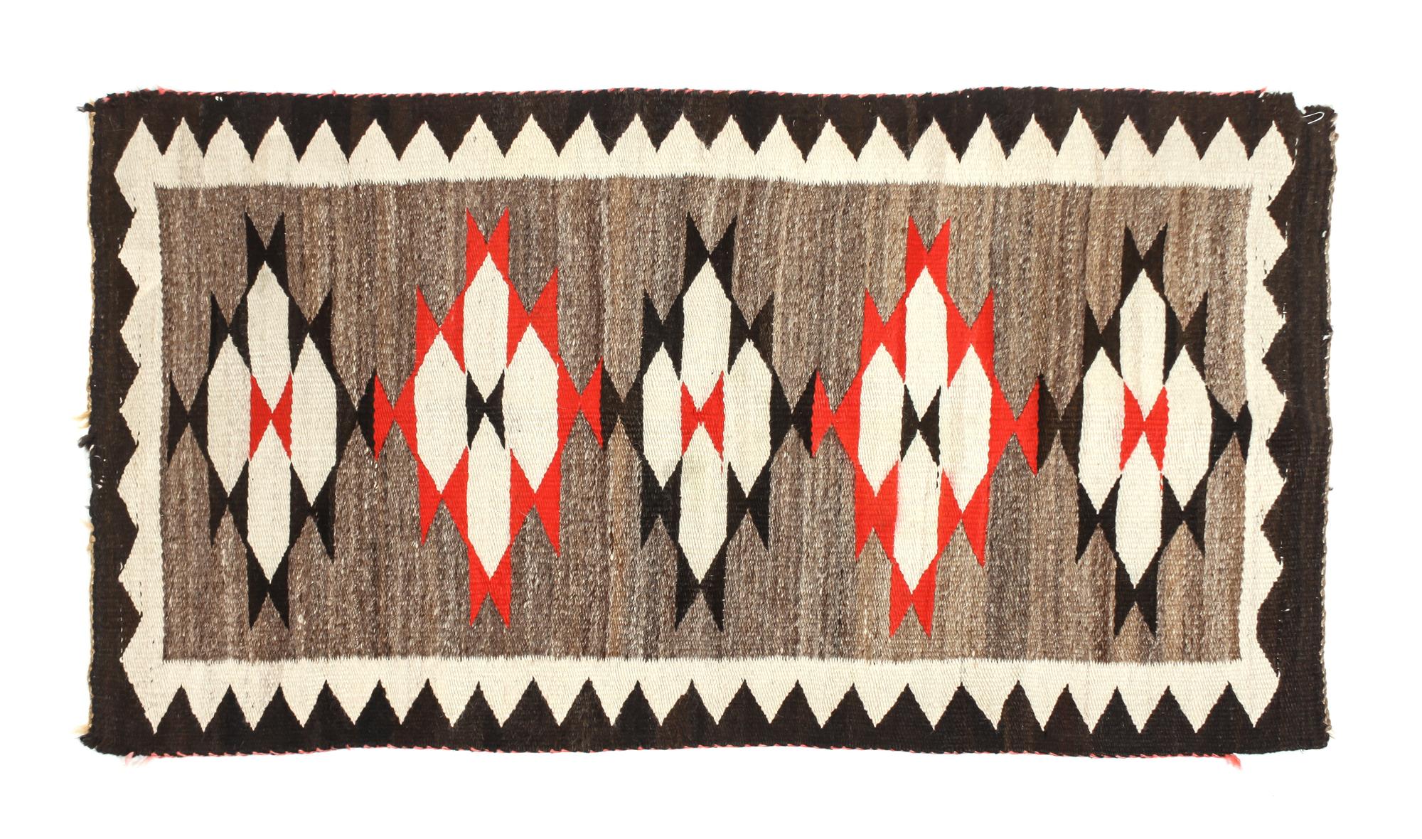 A Group of Four Western Reservation Rugs Largest: 29 x 53 inches.