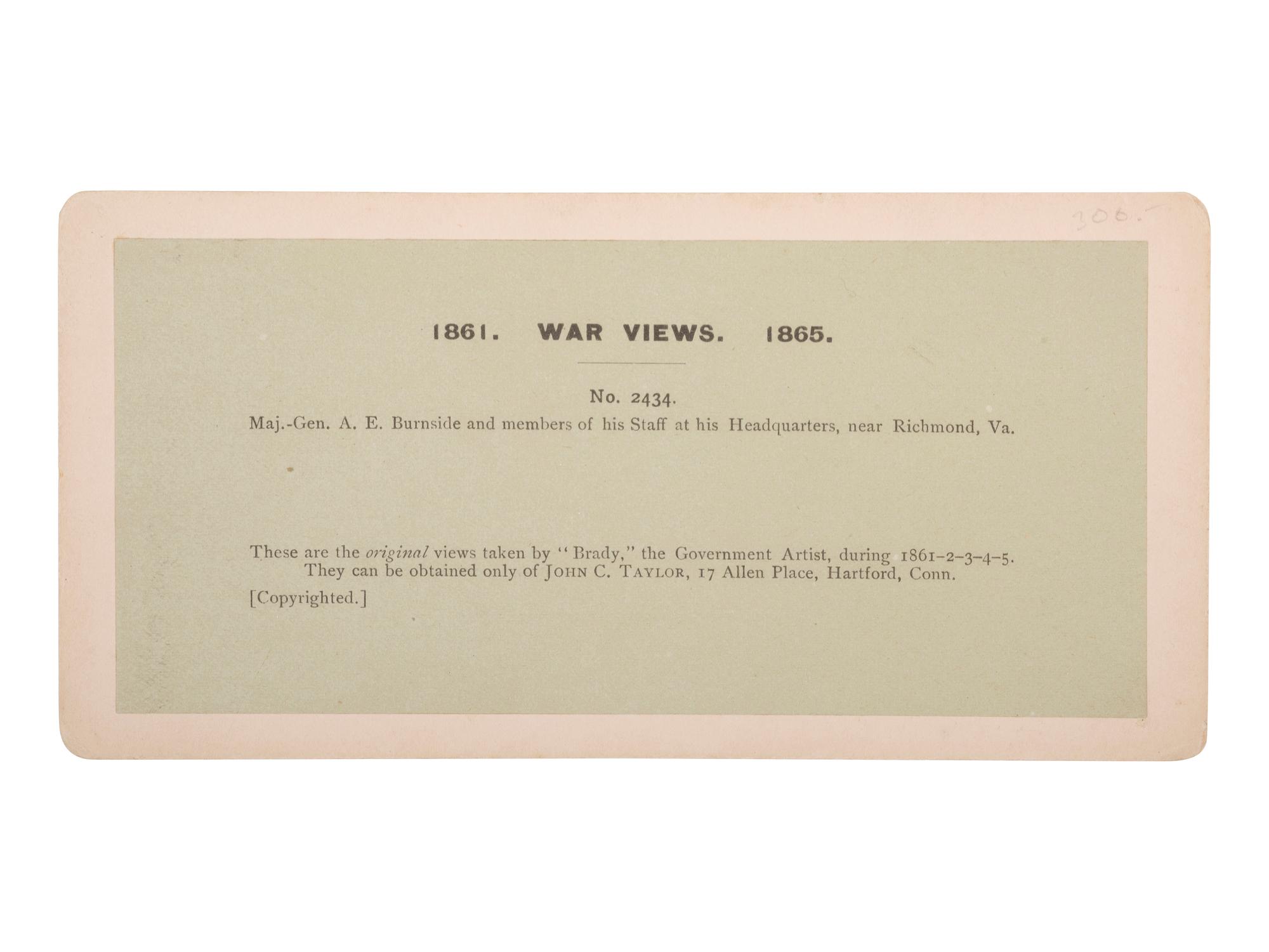 [CIVIL WAR]. A group of items related to Brevet Brigadier General Lewis RICHMOND (1824-1894).