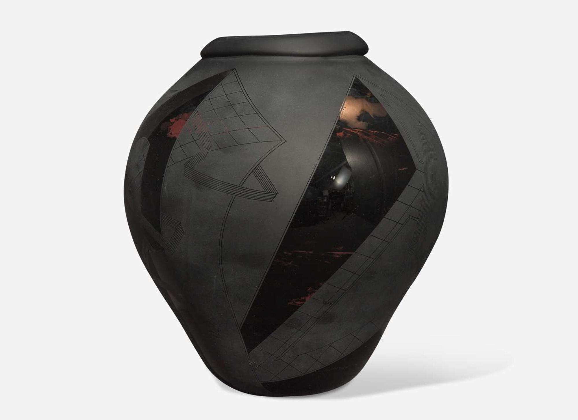 W. Stephen Hodder, "Pictures of the Same Place" Vase