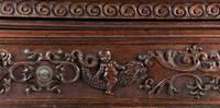 A Baroque Highly Carved Walnut Commode