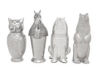 Four Animal-Form Cocktail Shakers