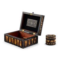 Two English Quill Boxes