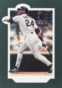 A Ken Griffey Jr. Seattle Mariners Signed Autograph 1993 Daniel Smith Lithograph,