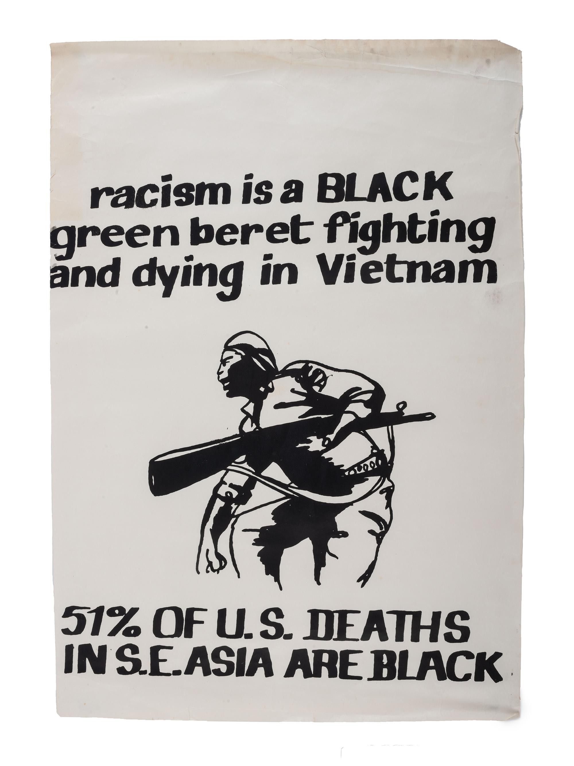 [CIVIL RIGHTS] -- [VIETNAM]. A group of 2 protest posters produced by the Berkeley Political Poster Workshop in 1970, comprising: