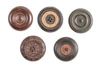 [EARLY PHOTOGRAPHY - UNION CASES]. A group of 13 assorted "oreo" cases containing portraits of women and couples, including: