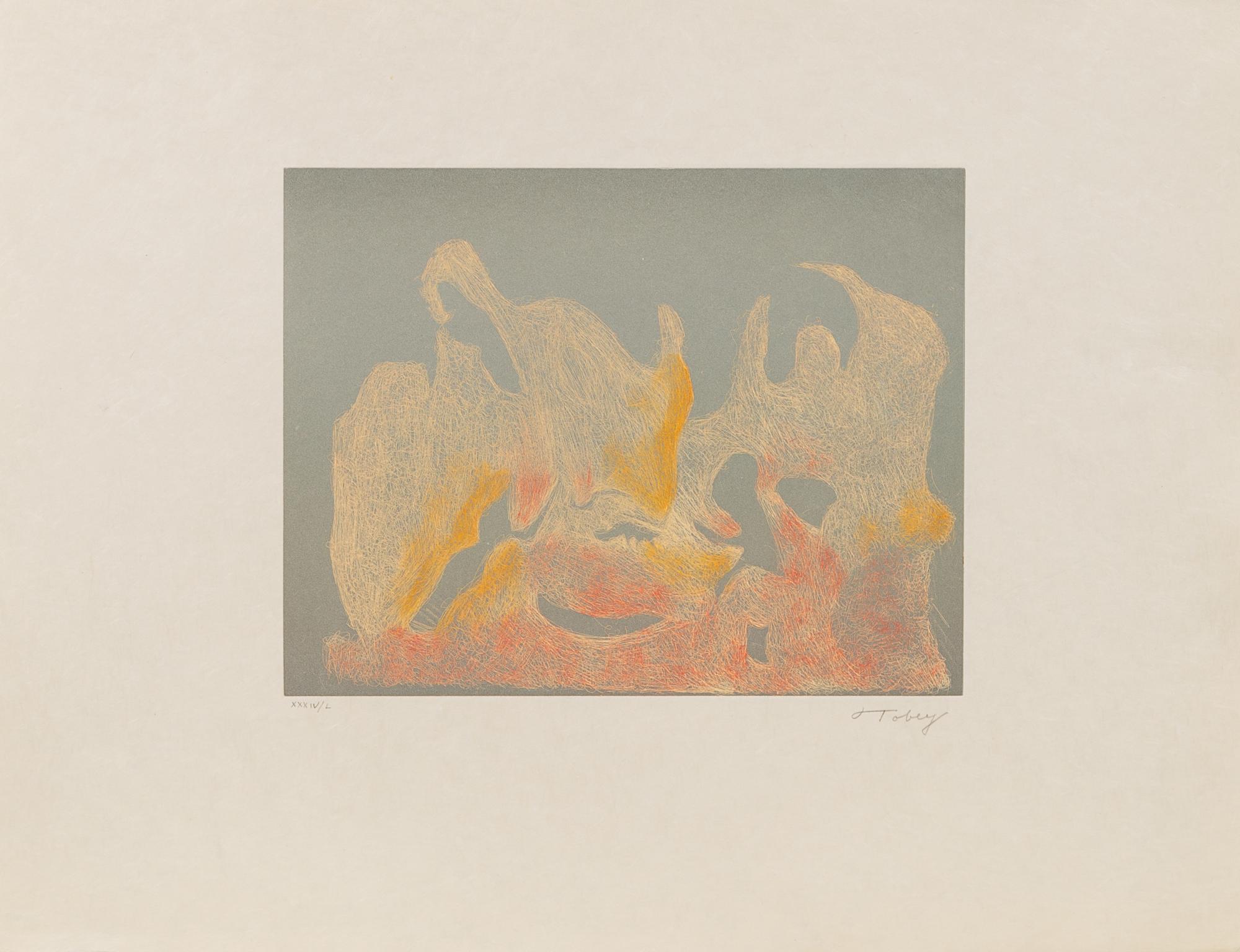 Mark Tobey, (American, 1890-1976), Awakening Dawn, 1974