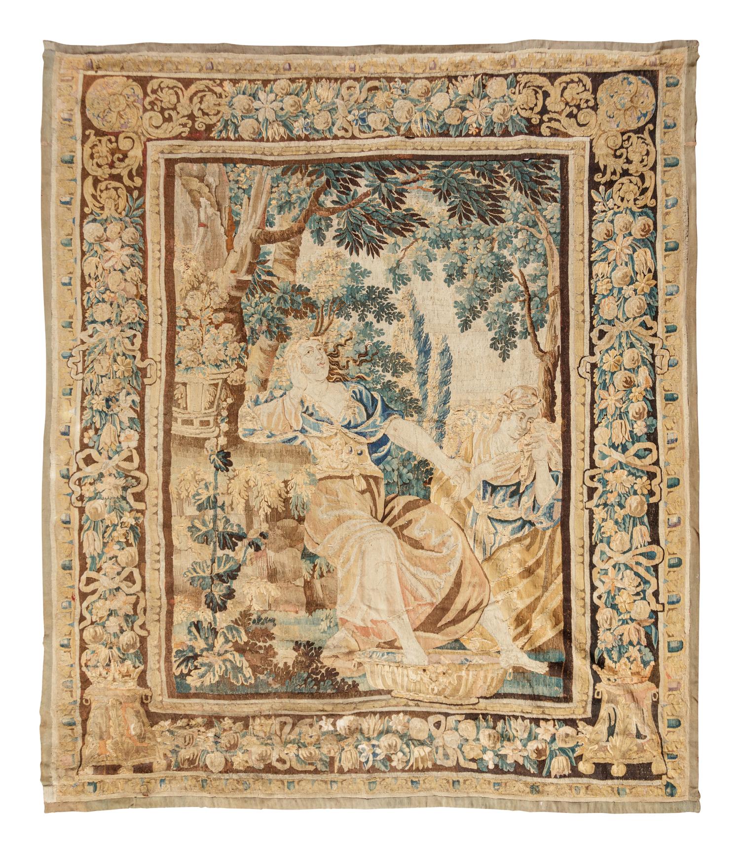 A Flemish Wool Tapestry