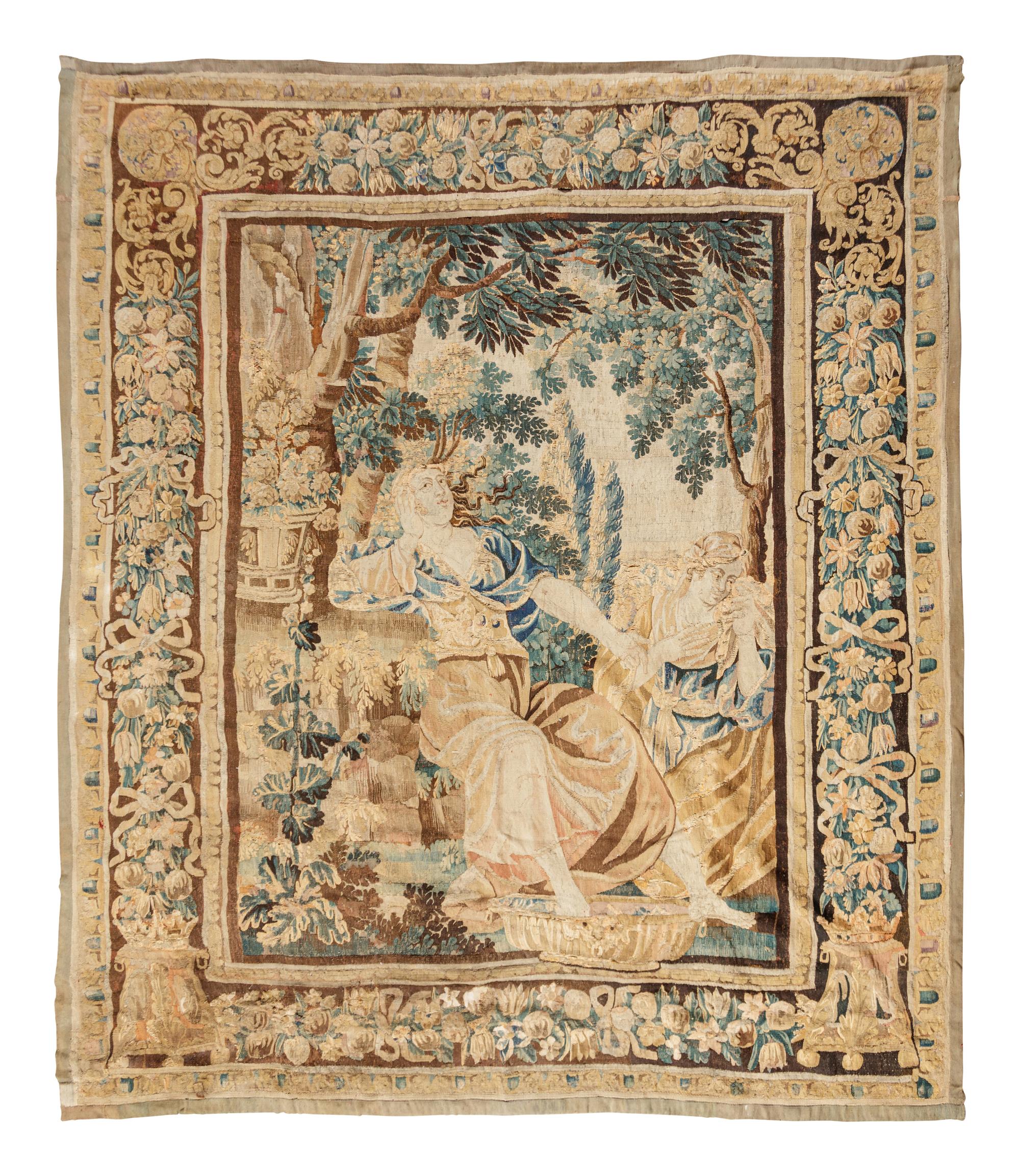 A Flemish Wool Tapestry