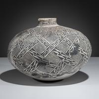Large Ancestral Pueblo, Tularosa Black-on-White Pottery Olla