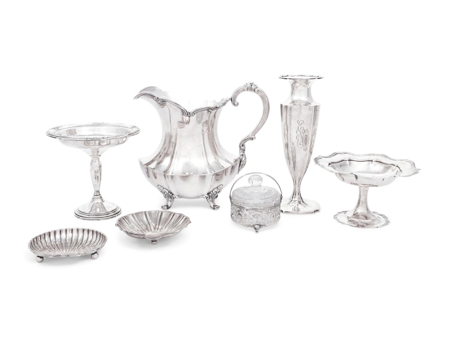 A Group of American Silver Table Articles