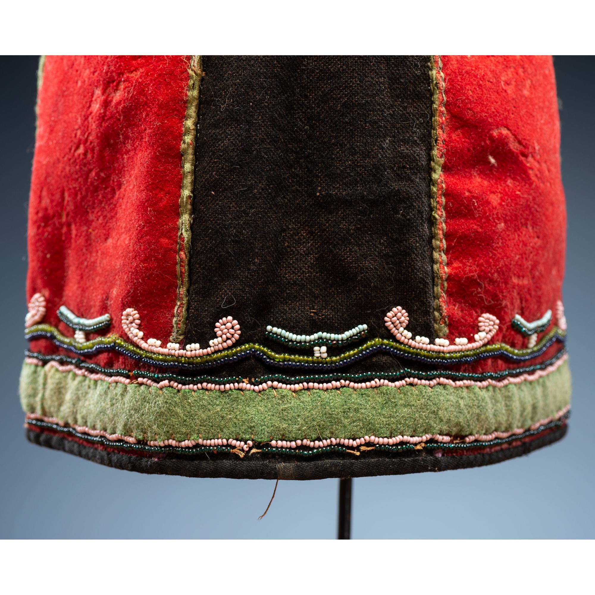 Innu [Naskapi] Beaded Wool Cap