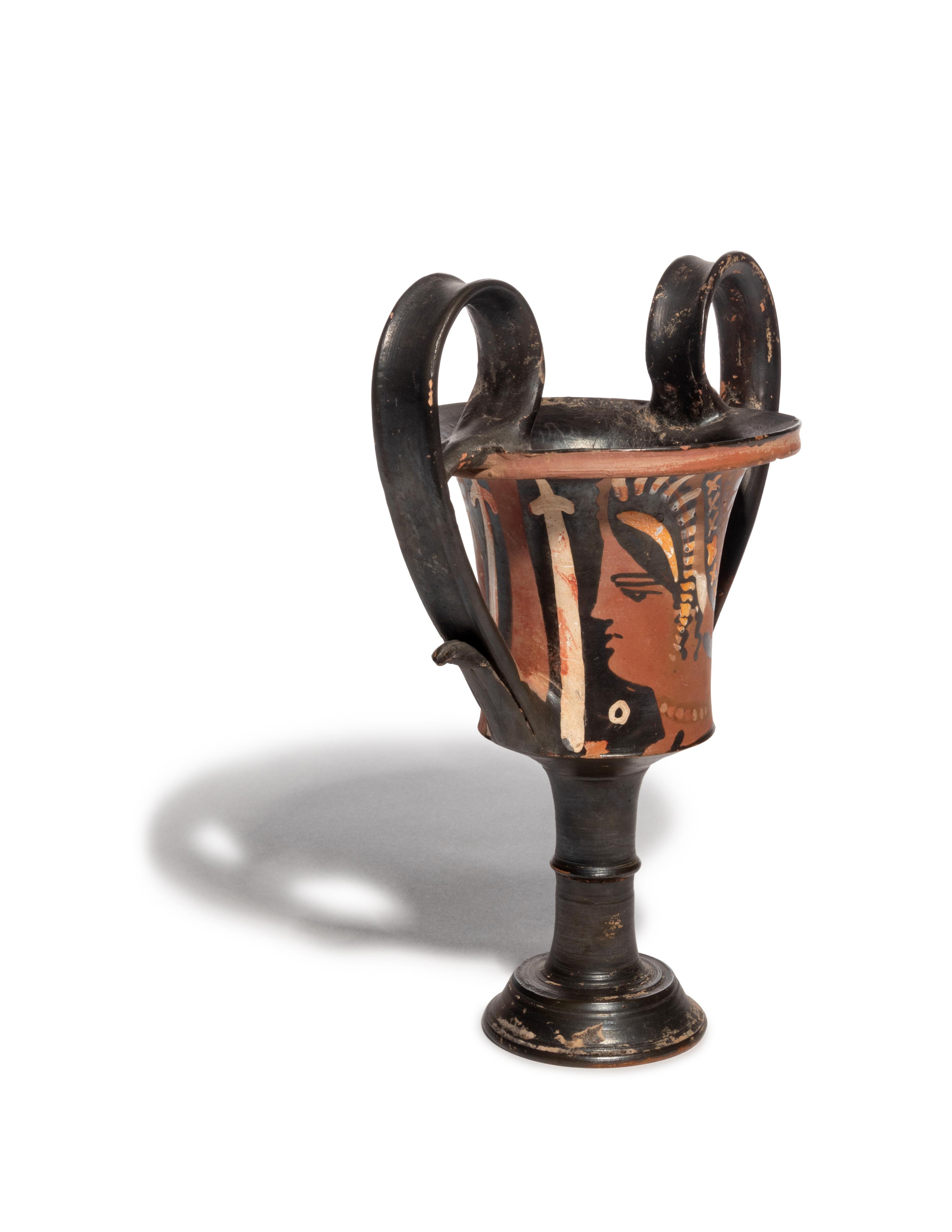 An Apulian Red-Figured Kantharos