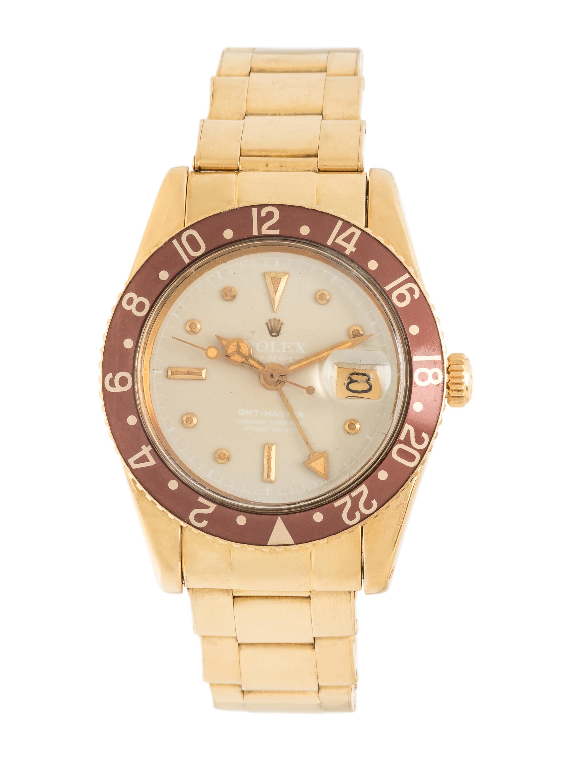 ROLEX, REF. 6542 18K YELLOW GOLD 'OYSTER PERPETUAL GMT-MASTER' WRISTWATCH, CIRCA 1959