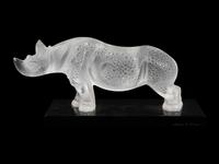 A Lalique Rhinoceros