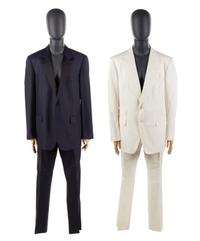 Two Men's Suits and Two Jackets: Three Dior and One Tom Ford, 2015-20 — BNY 57, 80