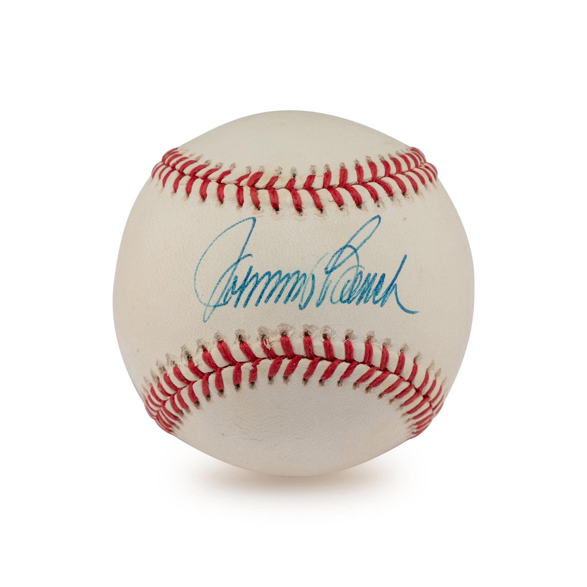 A Group of Cincinnati Reds Big Red Machine Single Signed Autograph Baseballs (Beckett Authentication Services Stickers)