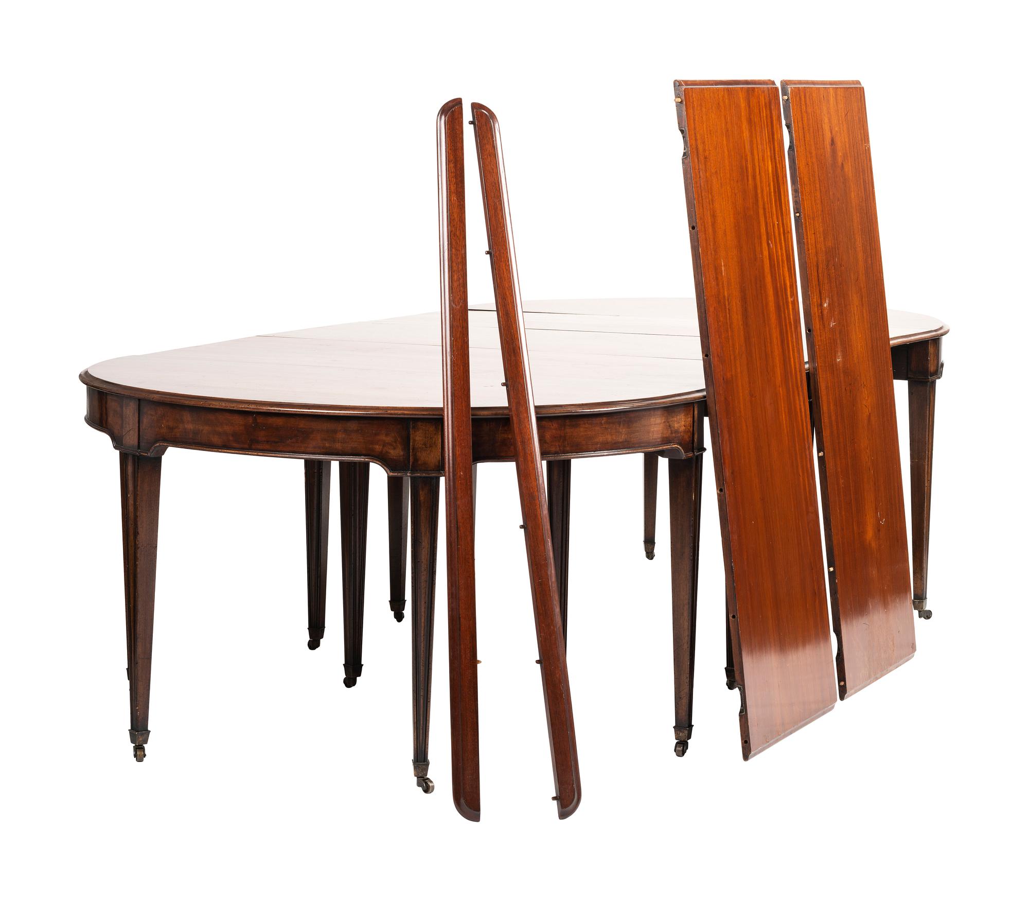 A Georgian-Style Mahogany Dining Table