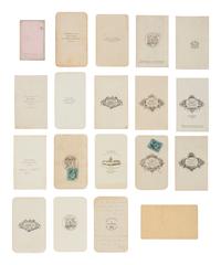 [CIVIL WAR]. A large collection of CDVs descended directly in the family of Vice President Hannibal Hamlin, incl. portraits of Hamlin family members, Civil War officers, politicians, artists, and celebrities.