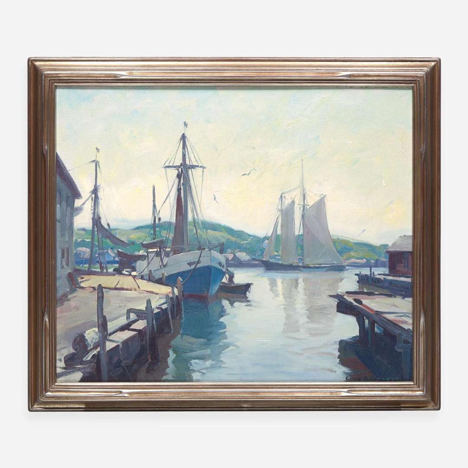 Emile Albert Gruppe (American, 1896–1978) September Morning, Gloucester, MA