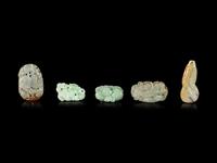 Twenty Chinese Jadeite Pendants