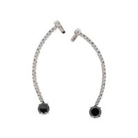 BLACK DIAMOND AND DIAMOND EAR CLIMBERS