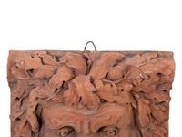 A Terra Cotta Fountain Head Depicting the Face of Neptune — 20TH CENTURY