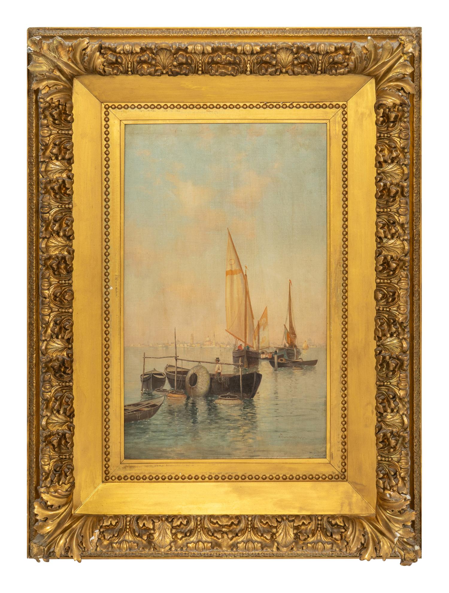 Fishermen in Venice Harbor