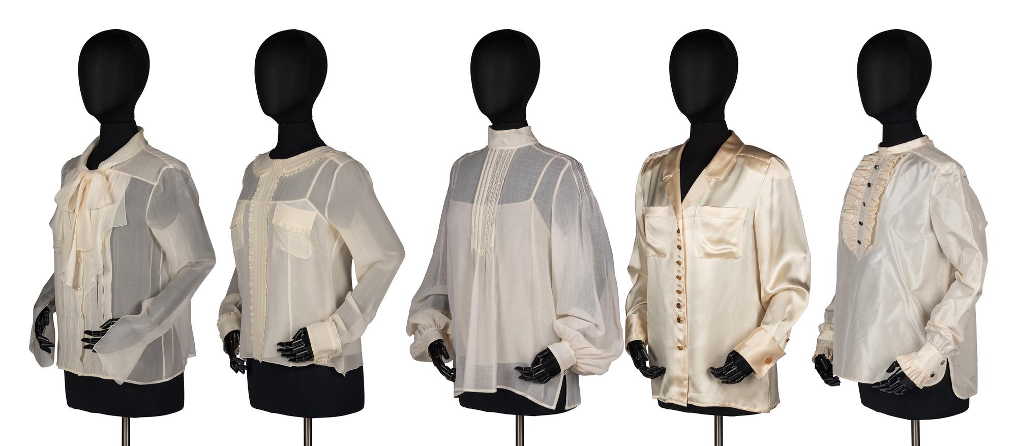 Five Chanel Blouses and Two Camisoles