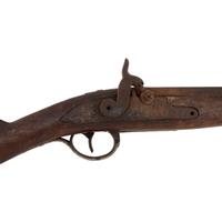 Relic Condition Shortened Percussion Northwest Trade Gun