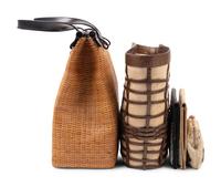 Five Designer Hand Bags: One Lambertson Truex, One Nancy Gonzalez, Two Lulu Guinness, One Valentino