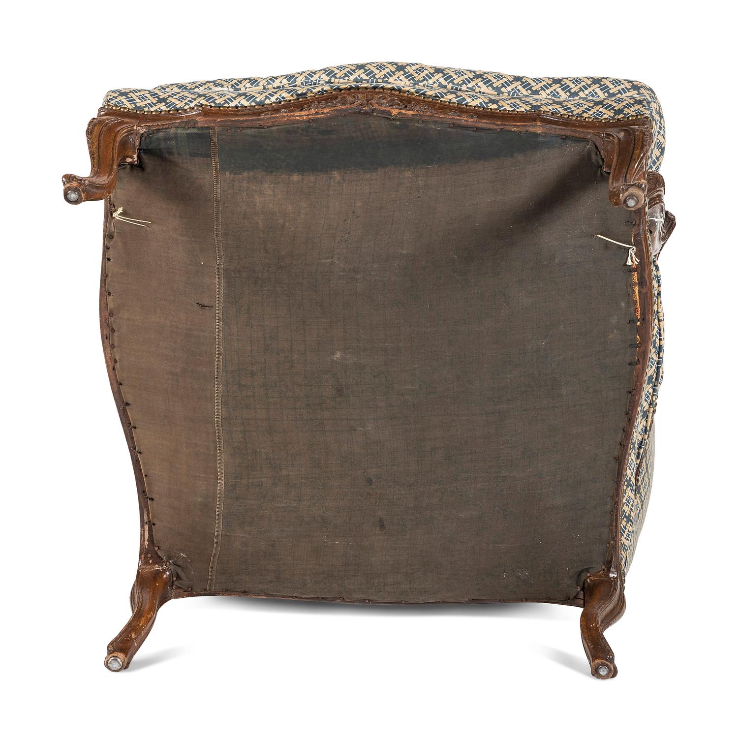 A Louis XV Style Bergere a l'Oreille