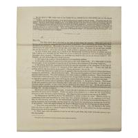 [African-Americana] (Bacon, Benjamin C.) Massachusetts Anti-Slavery Society Printed Circular