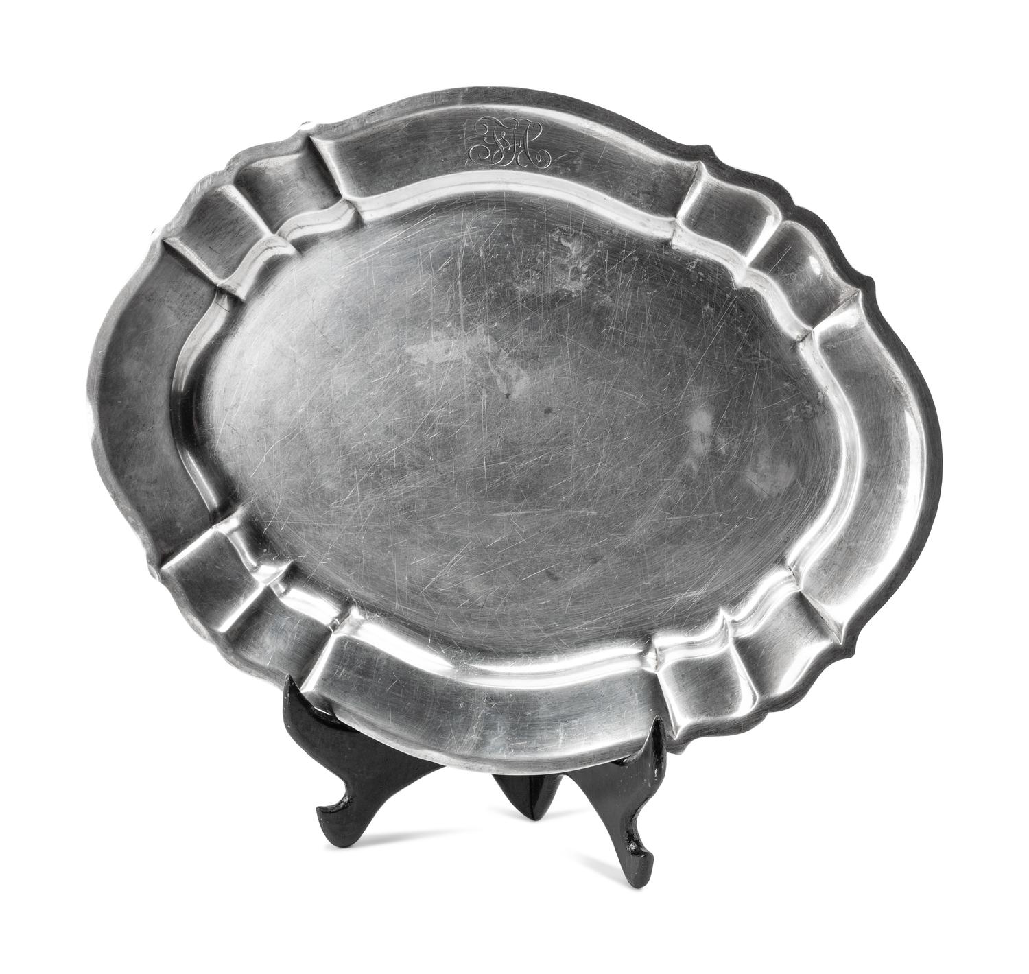 An American Silver Tray