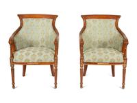 A Set of Four Directoire Style Armchairs