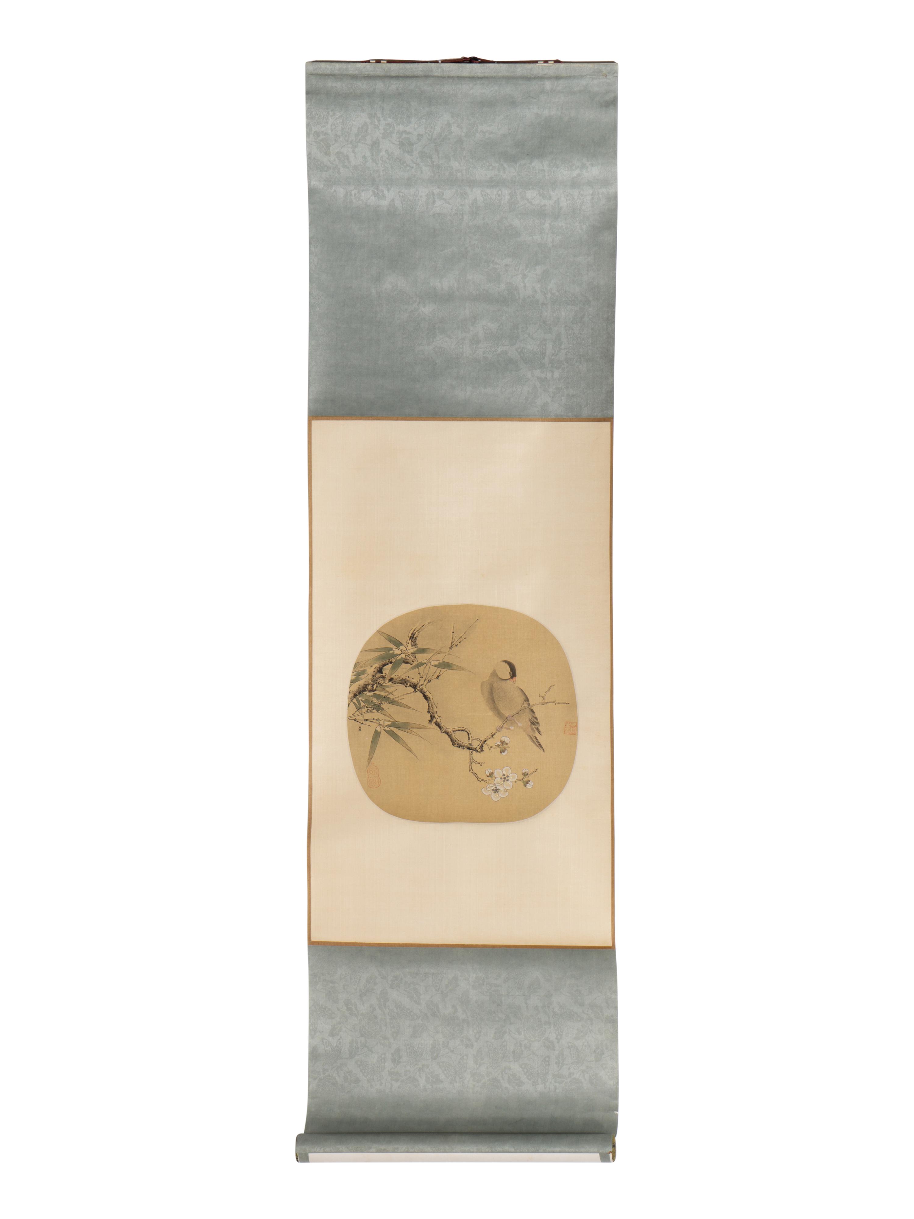 Three Chinese Prints Depicting Birds 精印花鳥立軸三幅
