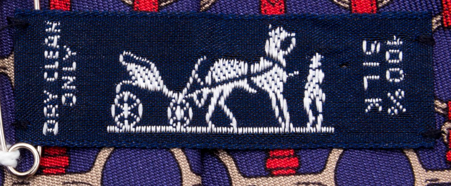 A Pair of Hermès Silk Ties,