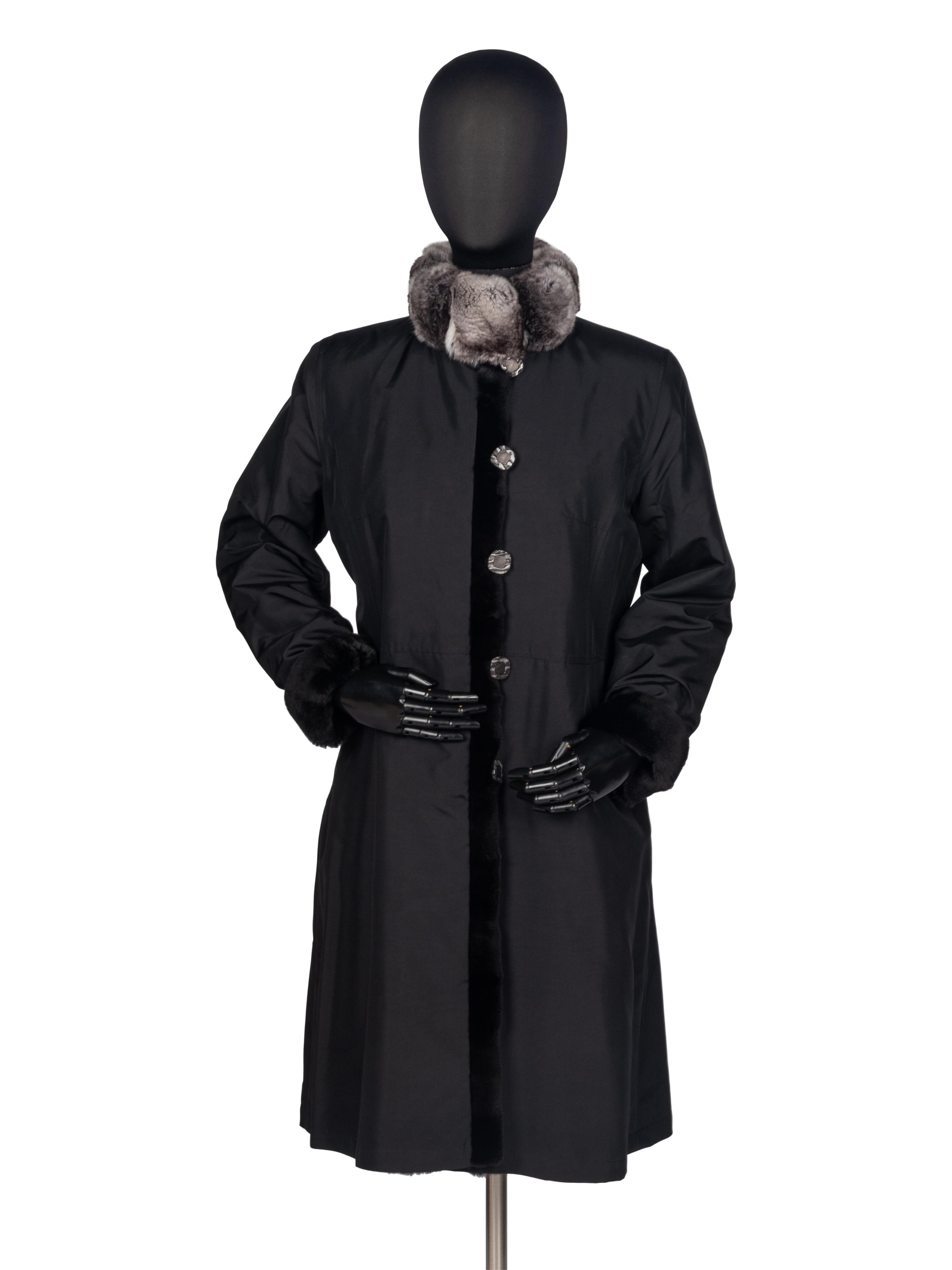 Birger Christensen Reversible Fur Coat