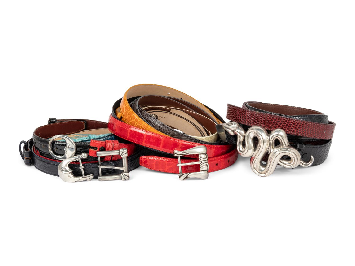 14 belts, 4 belt buckles, Keiselstein