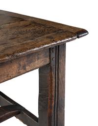 A William and Mary Style Oak Refectory Table