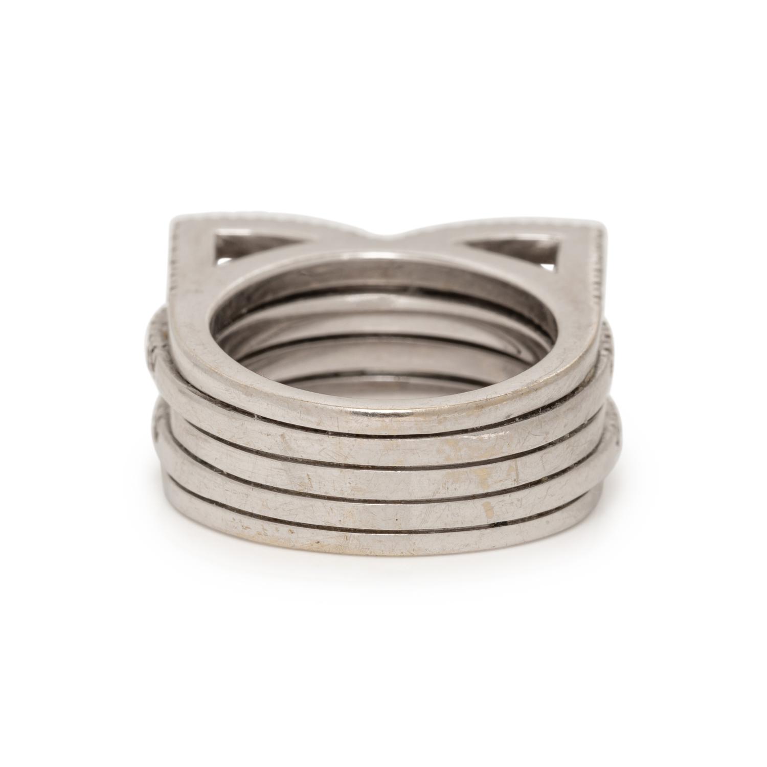 WHITE GOLD AND DIAMOND RING