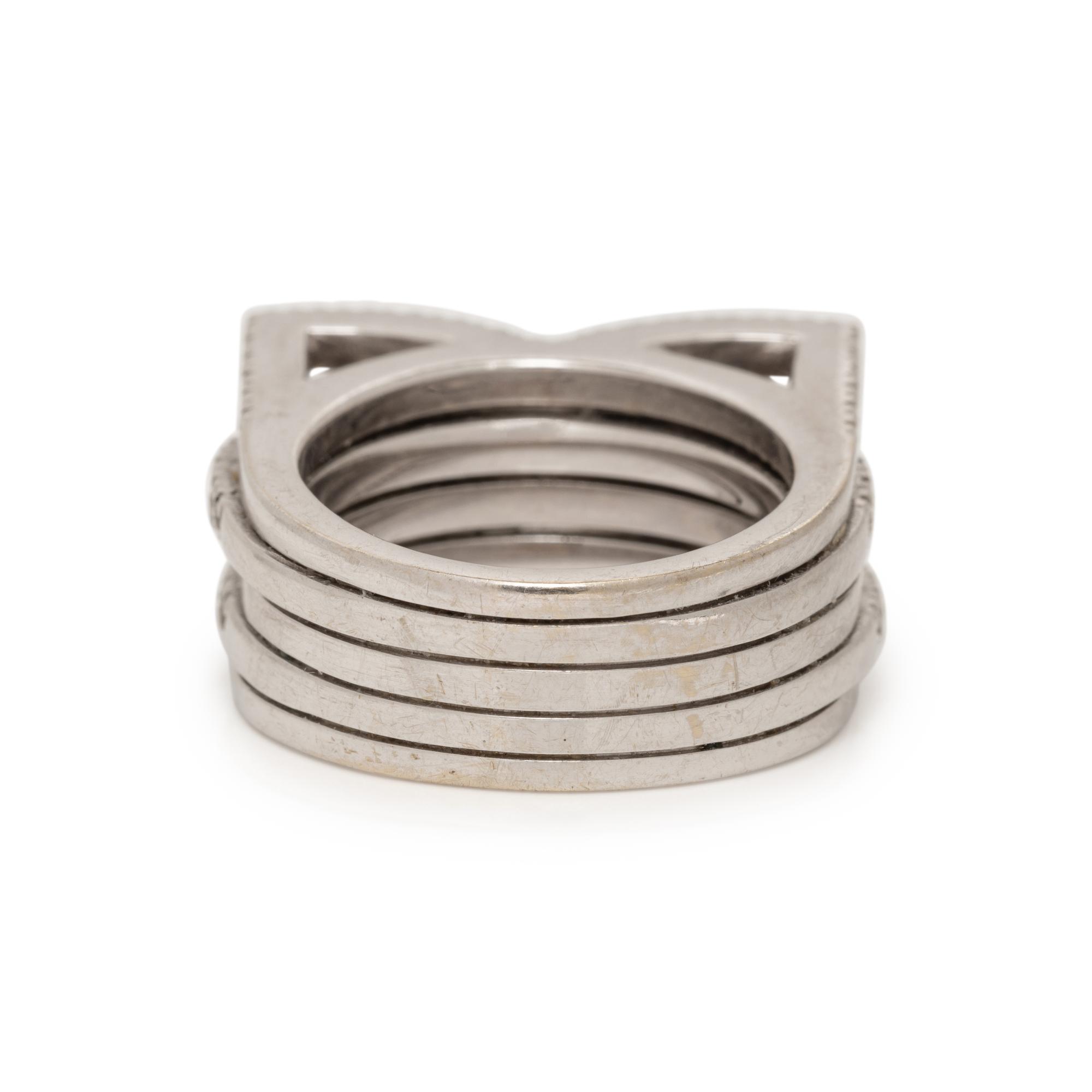 WHITE GOLD AND DIAMOND RING