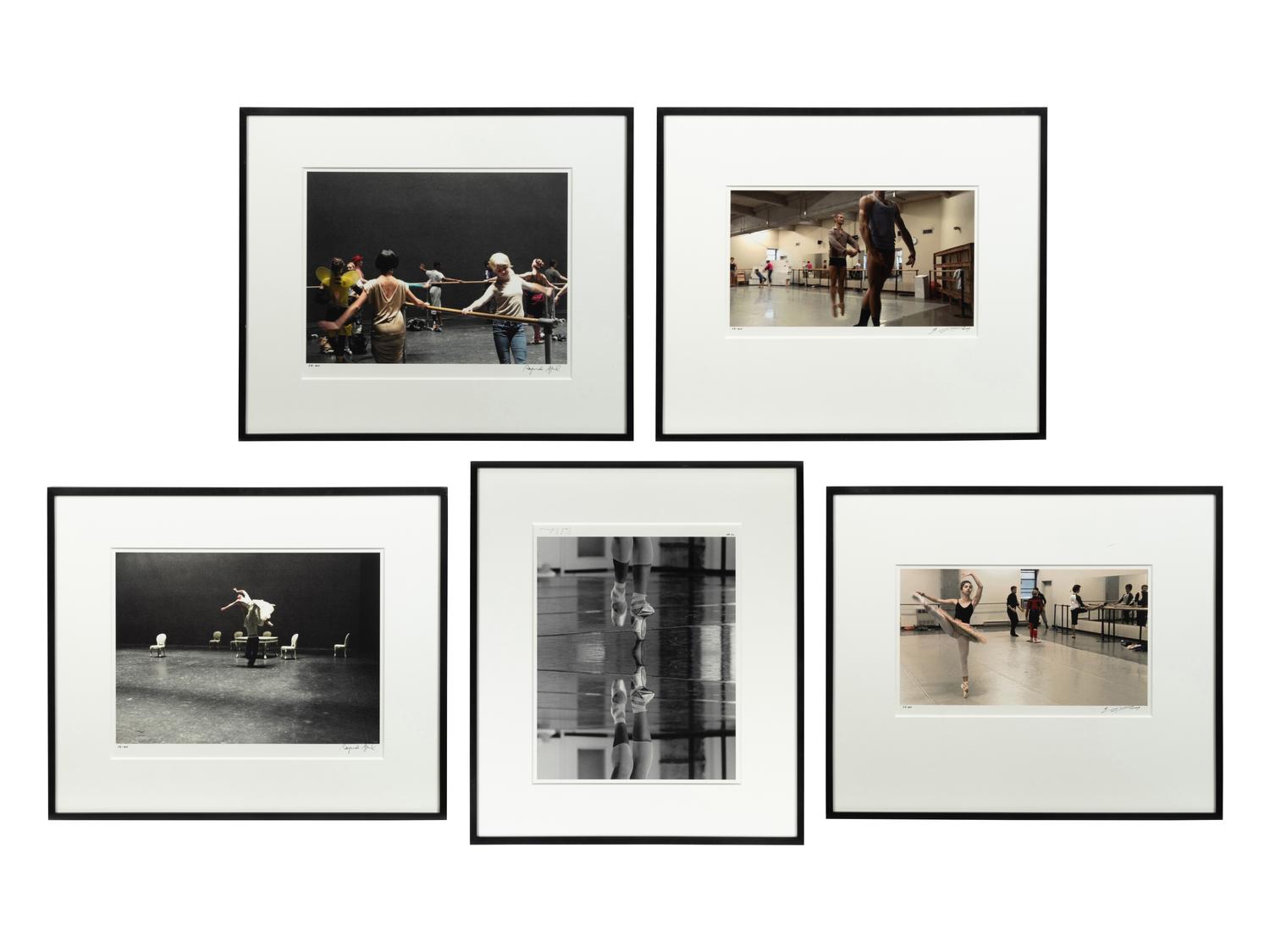 A Group of Five Ballet Photographs by Various Artists